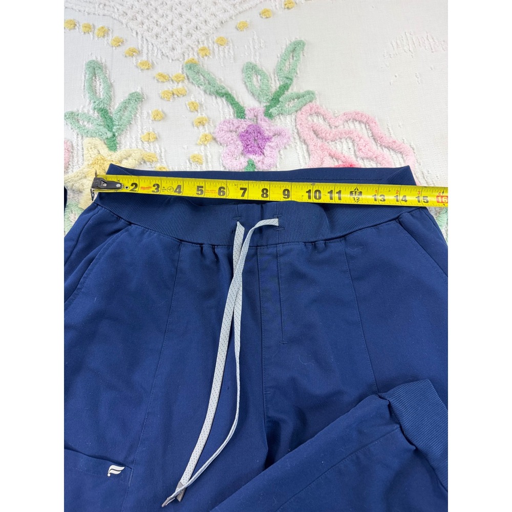 Fabletics Navy Blue Scrub Set V-Neck Top and Jogger Pants Large Tall L/T - Picture 6 of 10